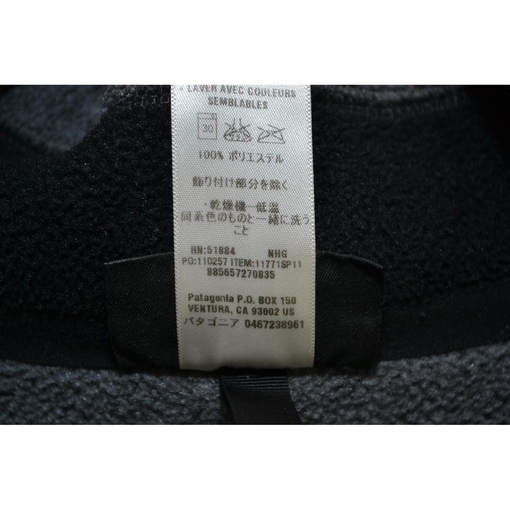 Patagonia Synchilla Fleece Pullover Mens Extra Large Gray 1/2 Zip‎ - USA Vintage - Picture 10 of 16